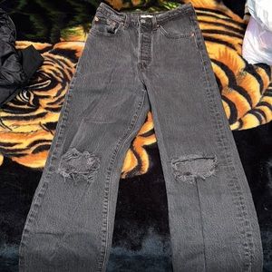 Levi’s ribcage jeans